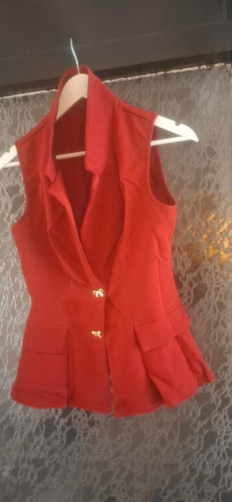 Nieuwe Bordeaux Rode Dames Bolero Maat S, Ophalen of Verzenden