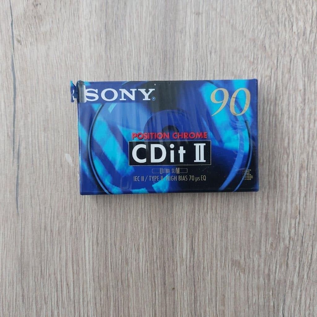 Sony Cassettebandje CDit II 90 - Nieuw in folie, Overige genres, 1 bandje, Ophalen of Verzenden, Nieuw in verpakking