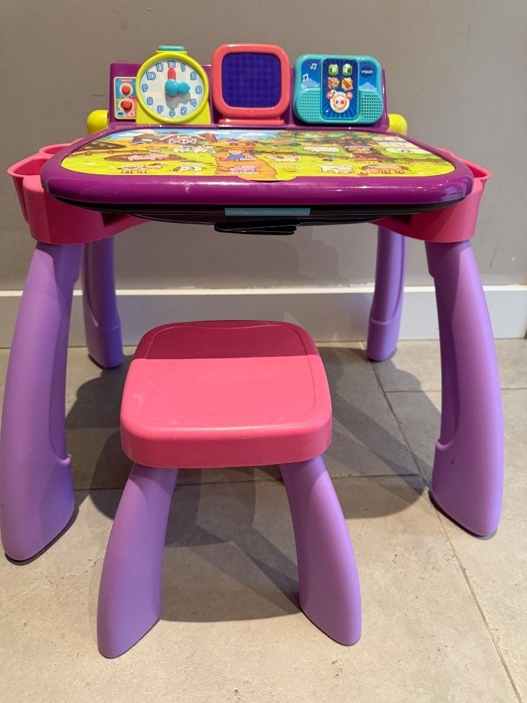 VTech mijn magisch bureau Roze, Ophalen, Gebruikt, Elektronica, Met licht
