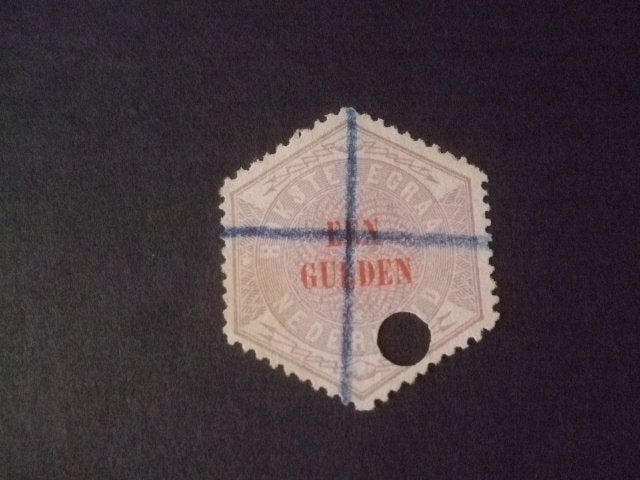 Nederland Telegram zegels TG 11, Verzenden, T/m 1940, Gestempeld