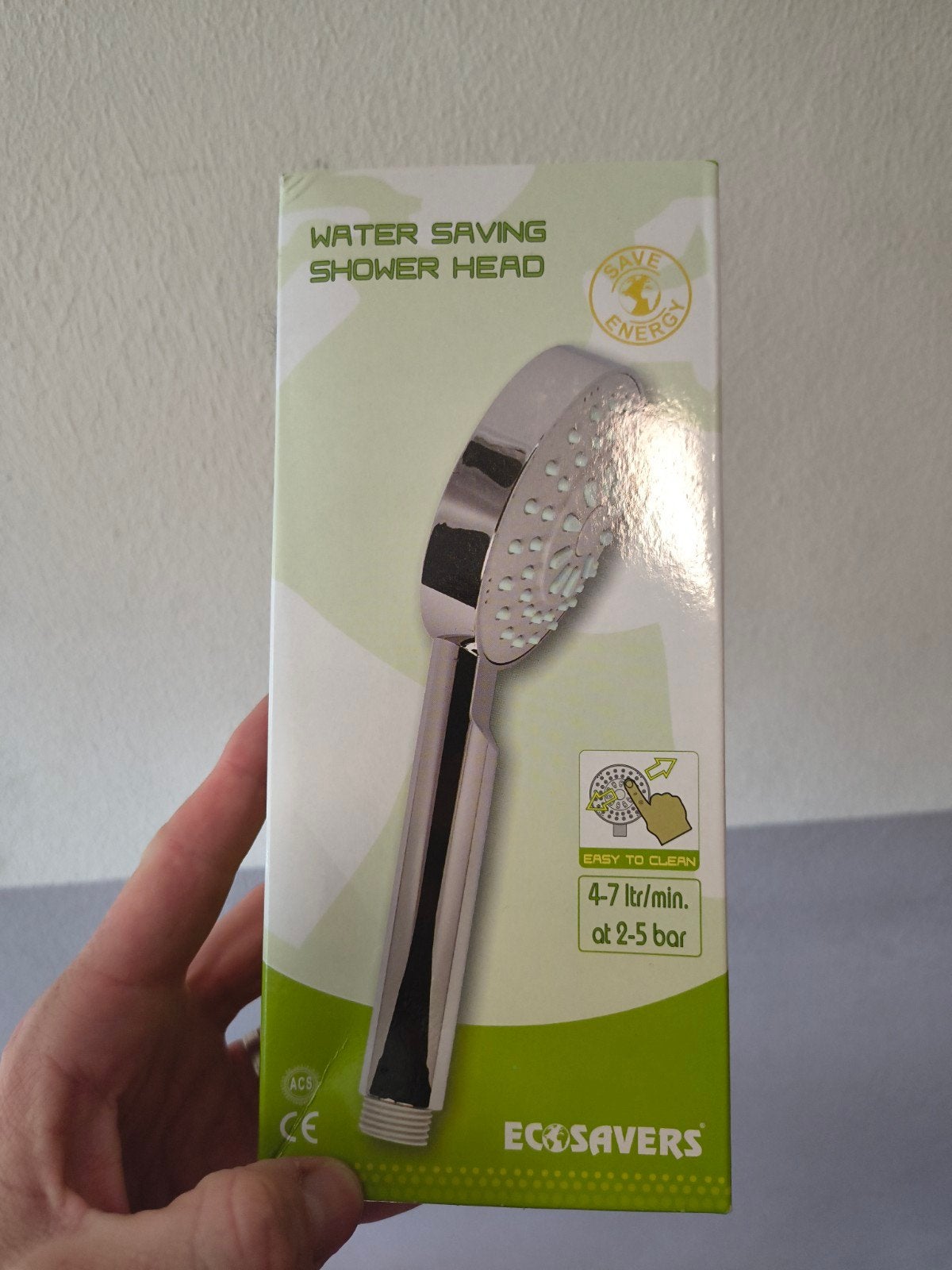 Nieuwe Eco Douchekop - Waterbesparend en Stijlvol, Doe-het-zelf en Verbouw, Sanitair, Ophalen of Verzenden, Nieuw, Douche
