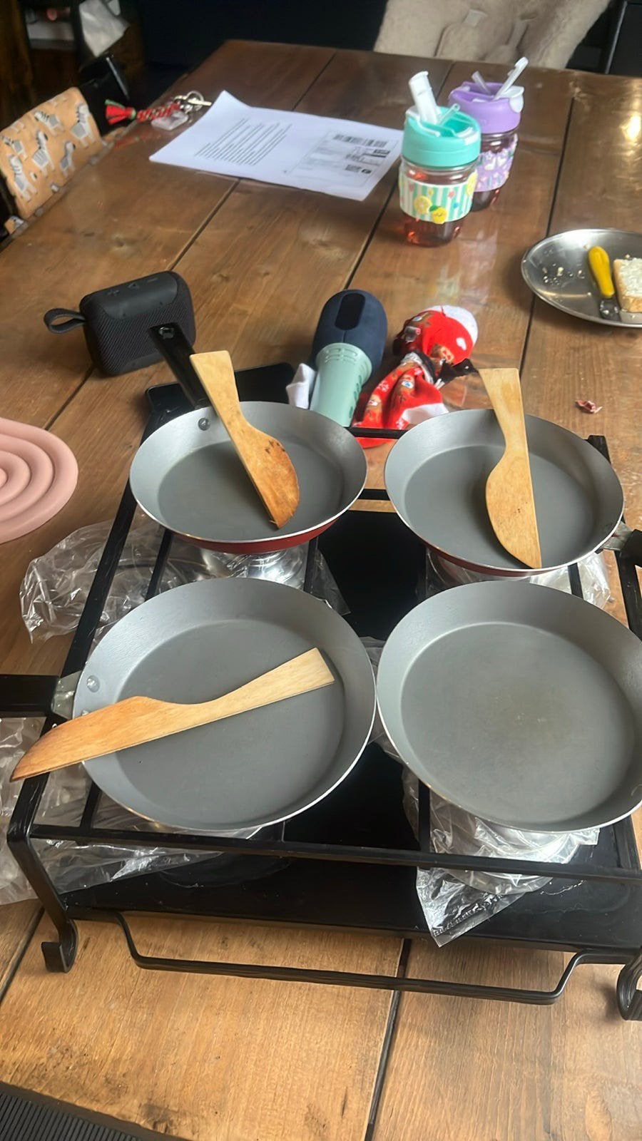 Gourmet stel, Witgoed en Apparatuur, Ophalen, Zo goed als nieuw, 4 t/m 7 personen