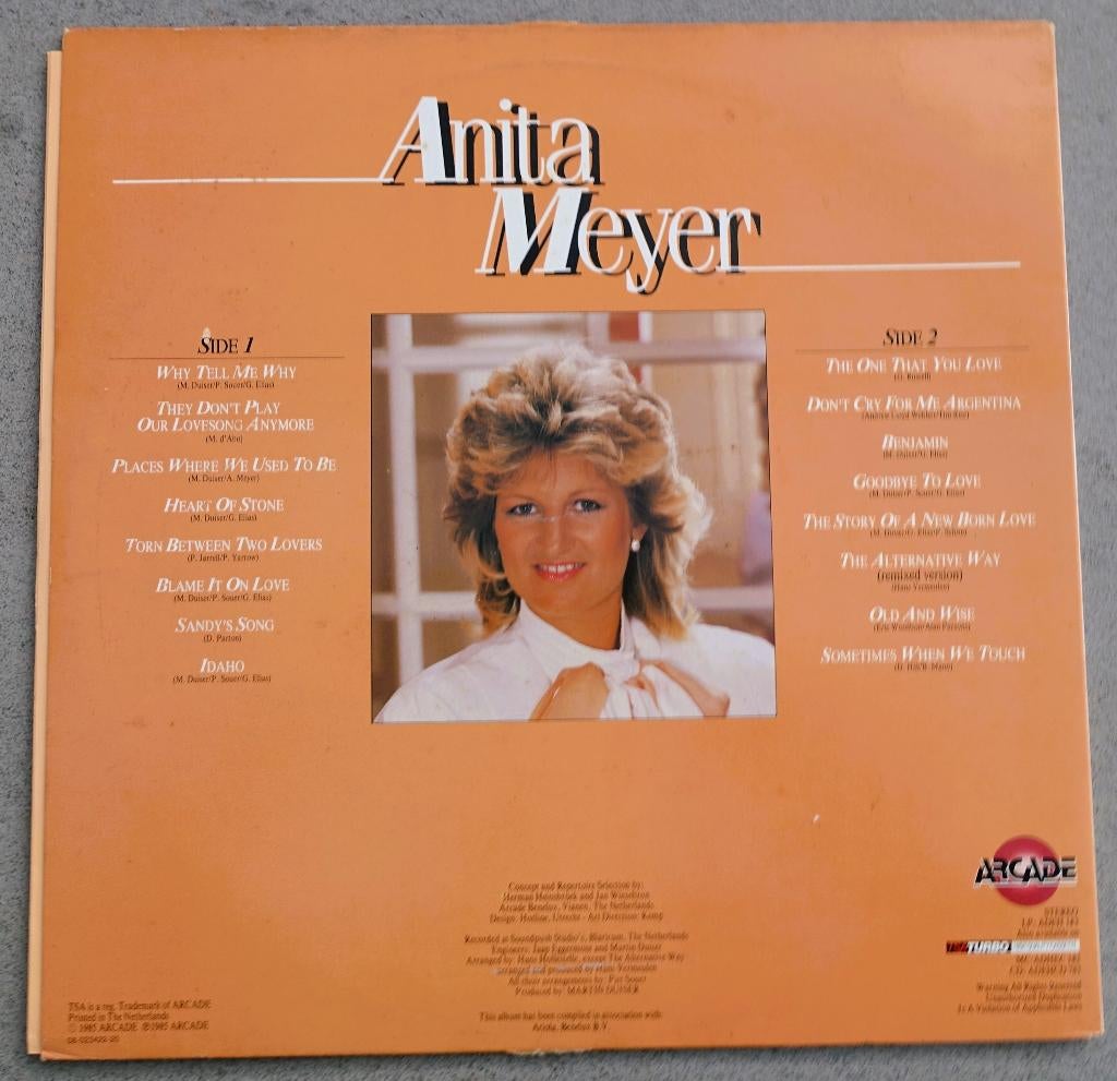 anita meyer - LP, Fotohoes, Ophalen of Verzenden, Zo goed als nieuw, 12 inch