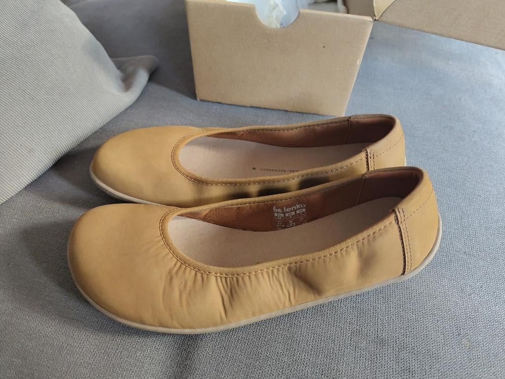 Be Lenka barefoot ballerina's - maat 38, Be Lenka, Bruin, Zo goed als nieuw, Ballerina's