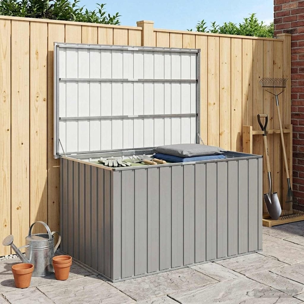 Opbergbox tuinkist tuinbox tuinkussens 149x99x93 GRTS BZRGD!, Tuin en Terras, Verzenden, Nieuw, Nvt, Nvt