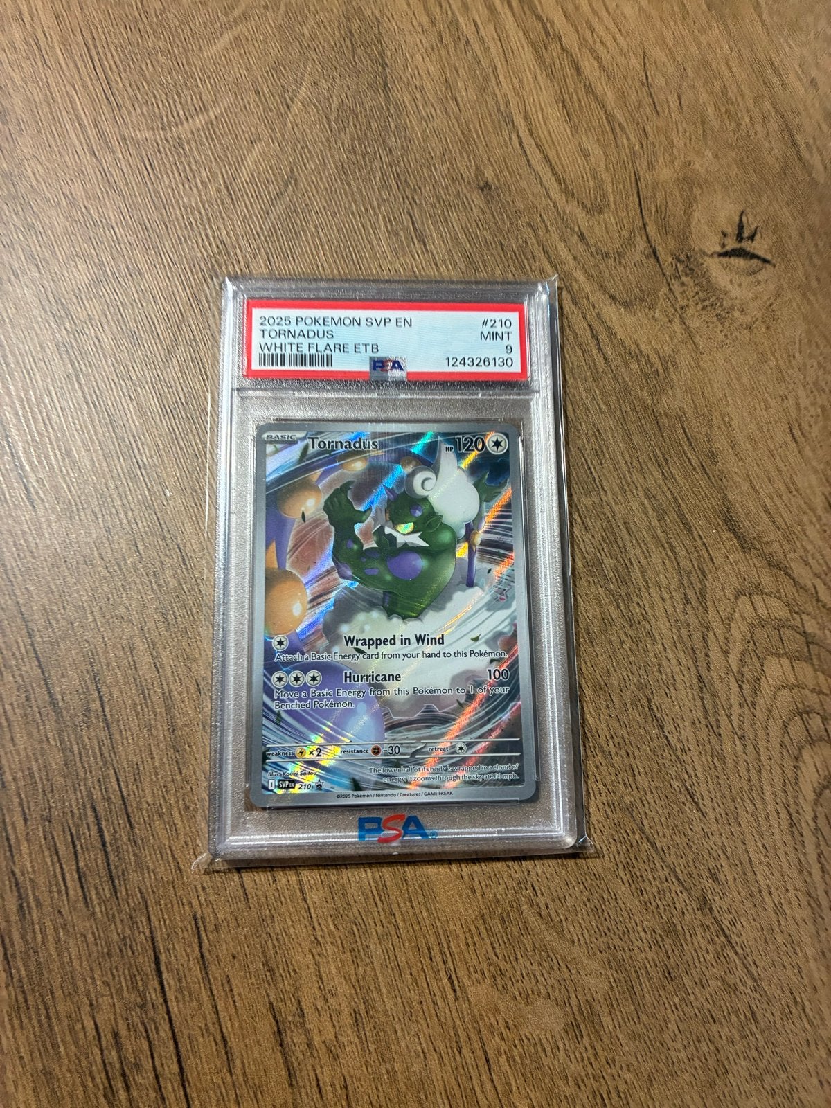 Tornadus V Full Art PSA 10 Mint Pokémon Kaart, Ophalen of Verzenden, Nieuw, Losse kaart, Foil