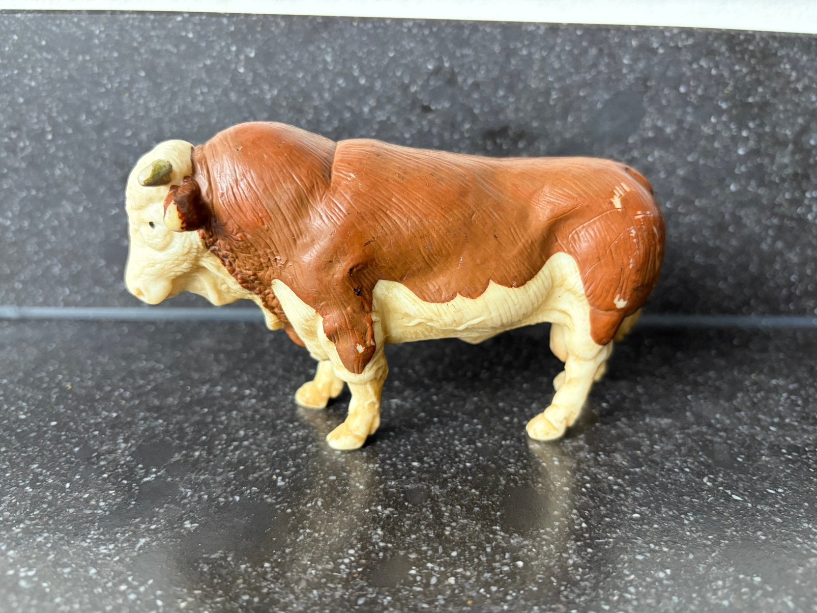 Vintage schleich 1995 Herefordshire stier, Ophalen of Verzenden, Zo goed als nieuw, Paard, Beeldje of Figuurtje