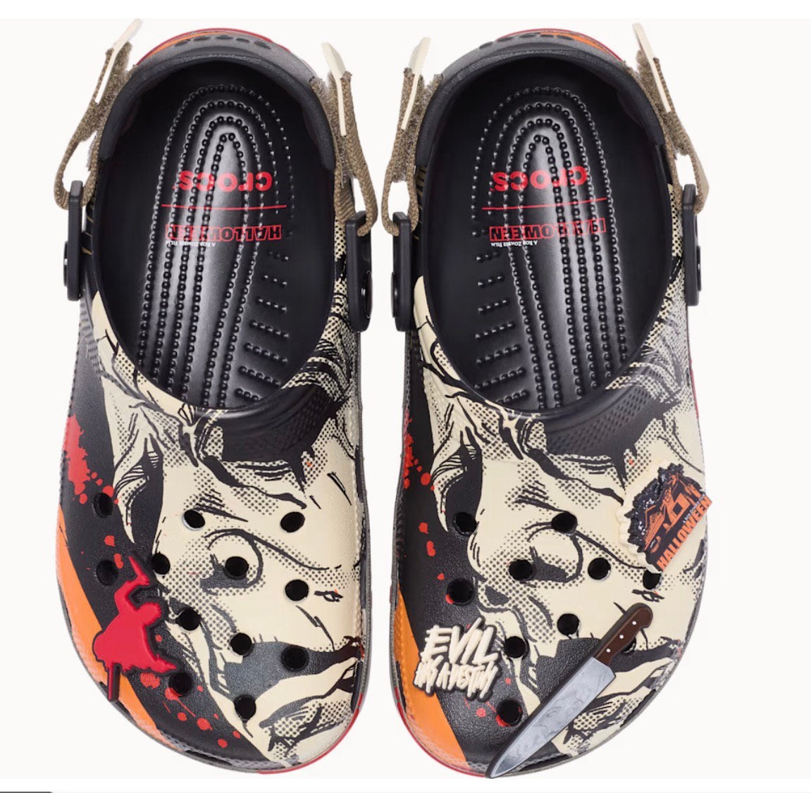 Crocs Halloween Michael Myers Classic Clog 42-43 New, Klompen, Verzenden, Zwart, Nieuw