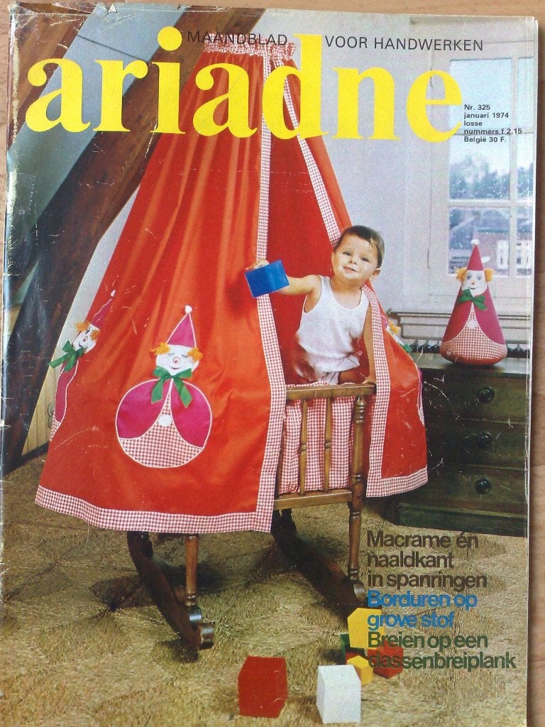 11 x Ariadne uit jaargang 1974, Verzenden, Gebruikt, Breien of Haken, Patroon of Boek
