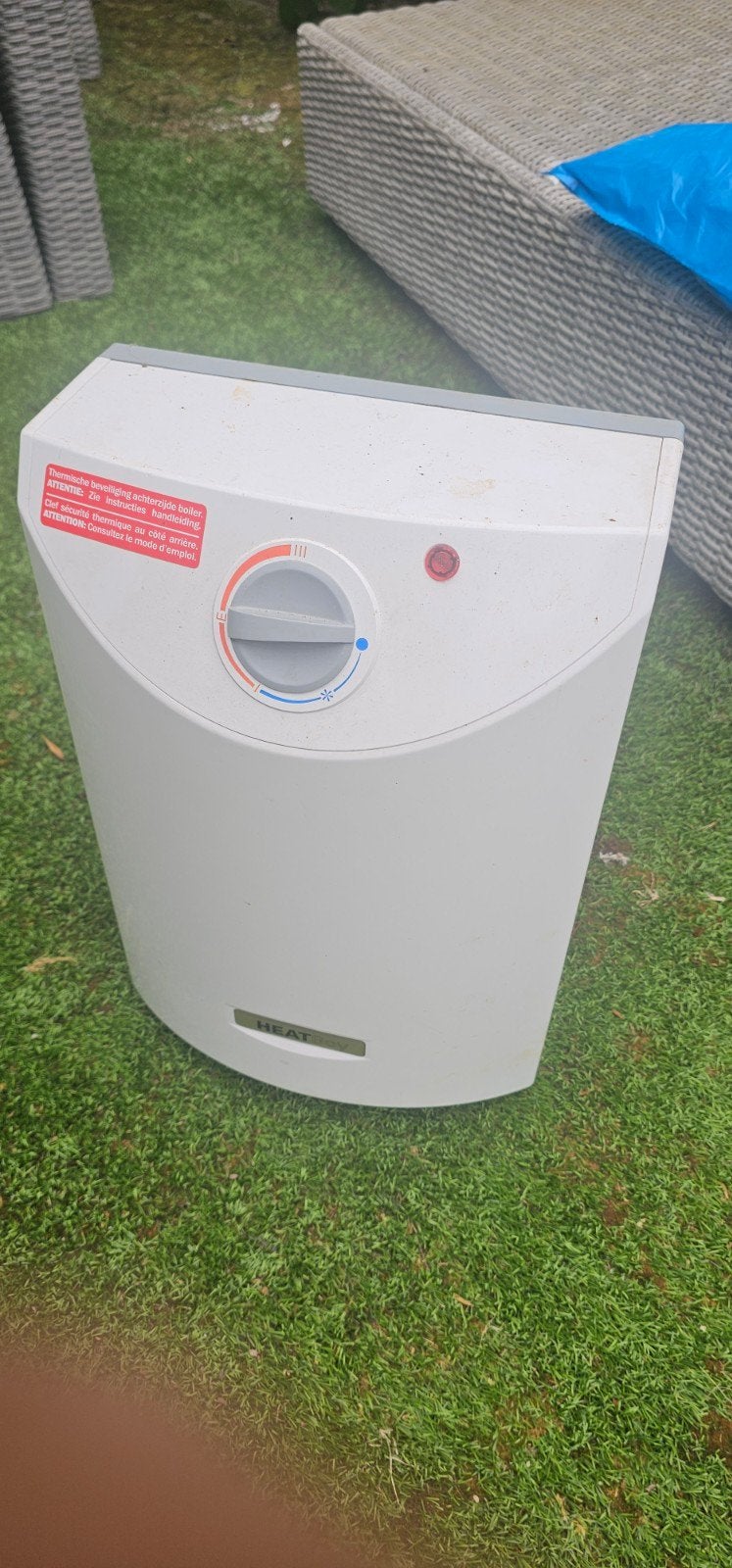 Warmte elektrische boiler, werkt top., Doe-het-zelf en Verbouw, Geisers en Boilers, Minder dan 20 liter, Ophalen, Boiler, Minder dan 3 jaar oud
