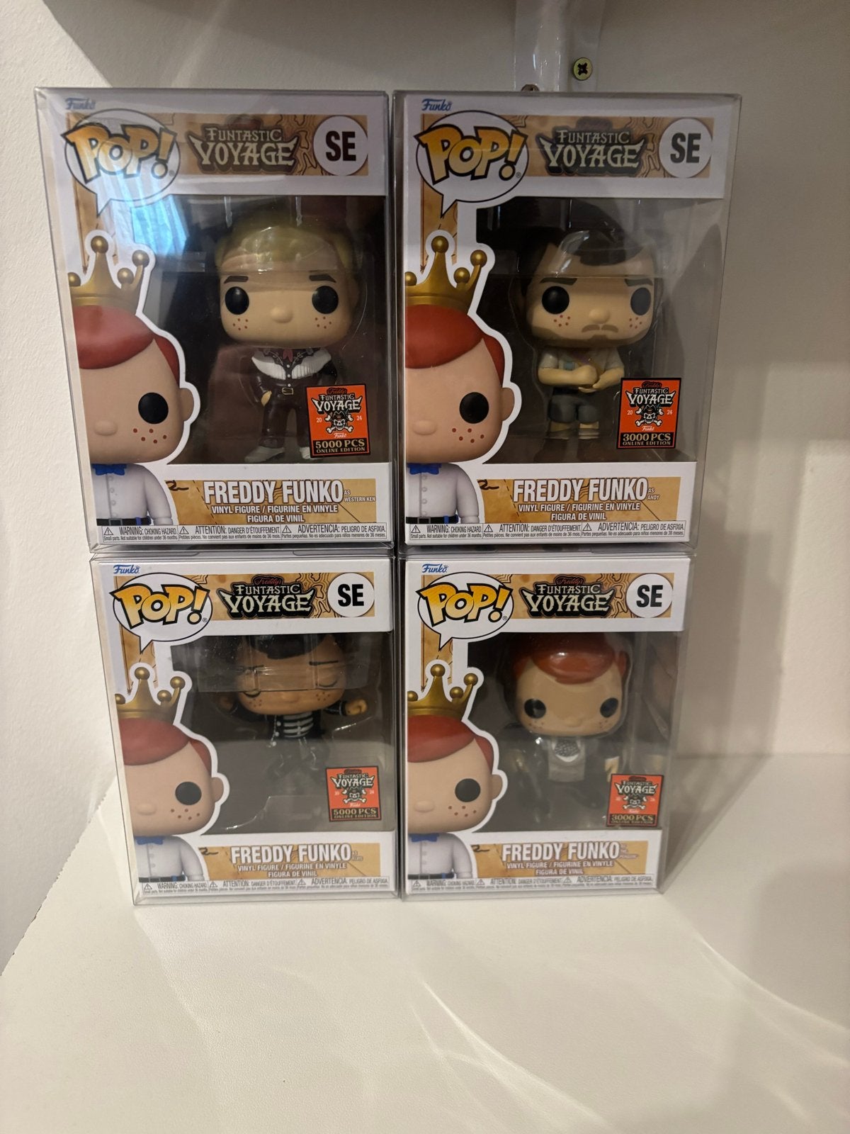 Funko Pop! Freddy Funko Fantastic Voyage SE (4 stuks), Verzamelen, Ophalen of Verzenden, Nieuw