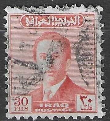 Irak 1954/1957 - Yvert 193 - Koning Faisal II - 30 fi. (ST), Verzenden, Gestempeld, Midden-Oosten