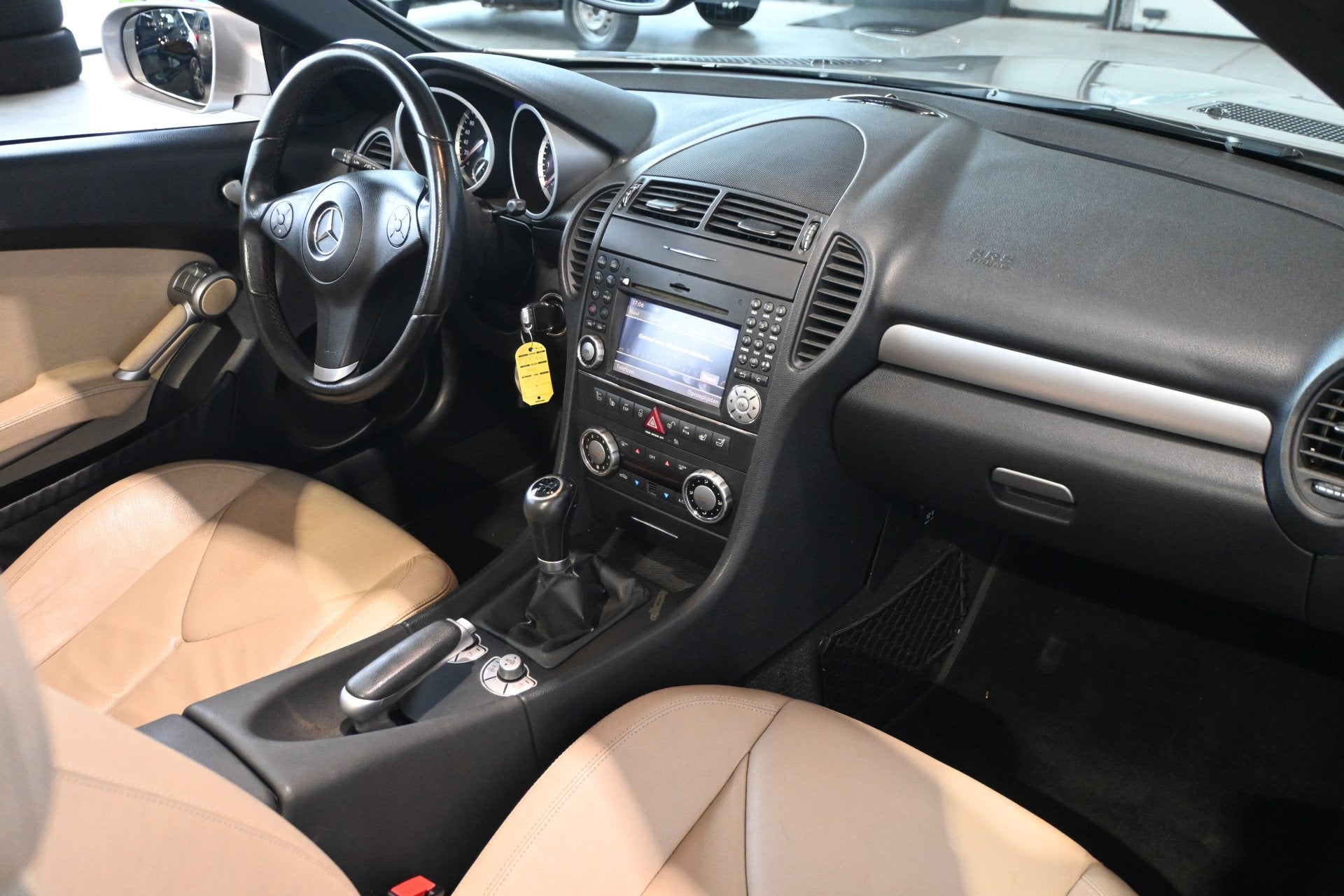 Mercedes-Benz SLK 200 K. Clima Cruise Leder Xenon PDC Naviga, Auto's, 13 km/l, Achterwielaandrijving, Gebruikt, 4 cilinders