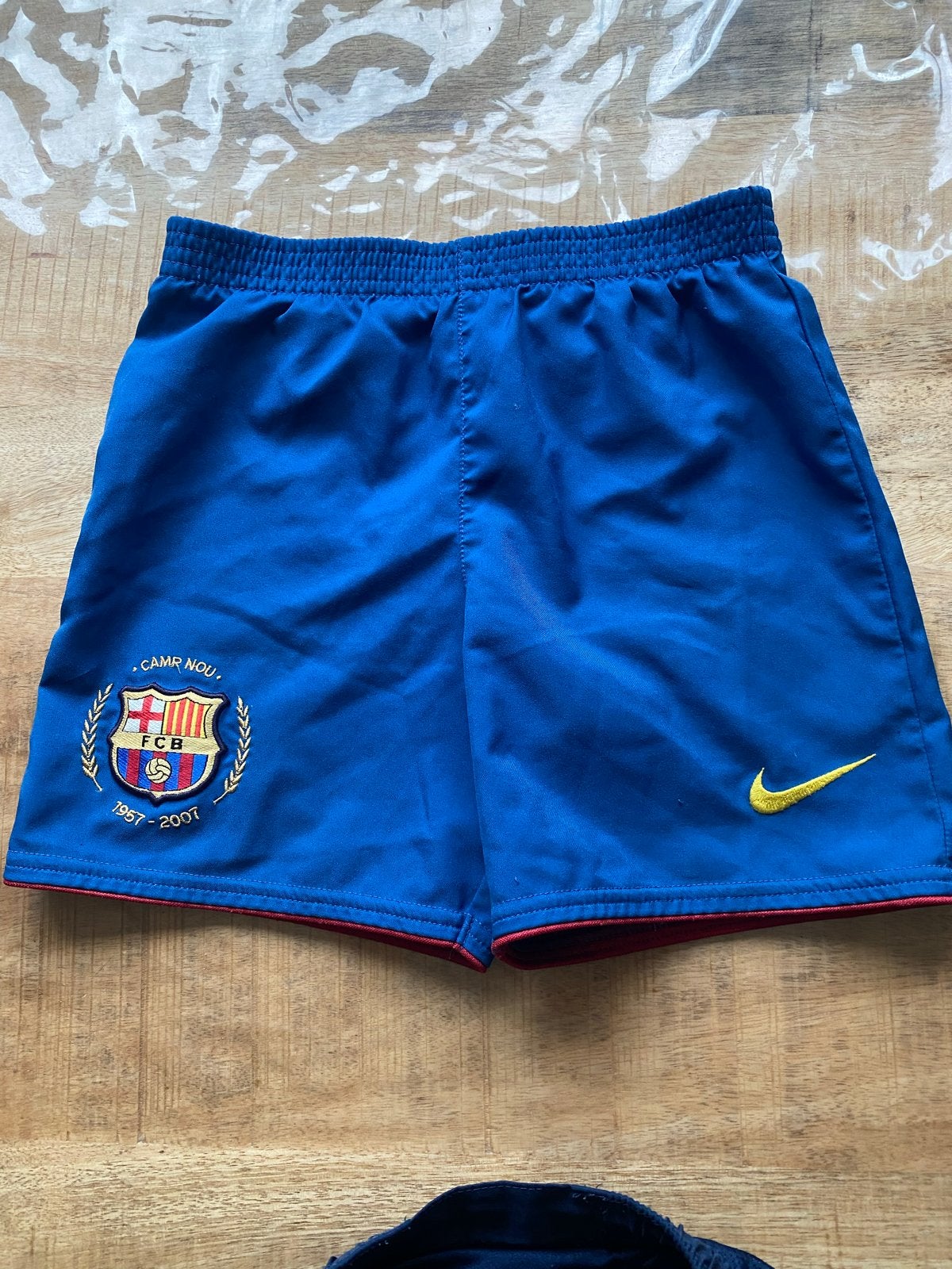 Nike FC Barcelona voetbalbroekje maat 110-116 (5-6 jaar), Ophalen of Verzenden, Gebruikt, Jongen, Broek