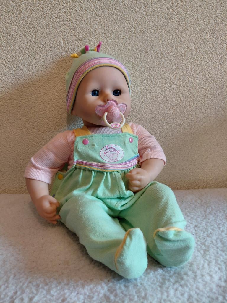 Leuke Baby Annabell Pop met Geluid van Zapf Creation., Ophalen of Verzenden, Gebruikt, Babypop