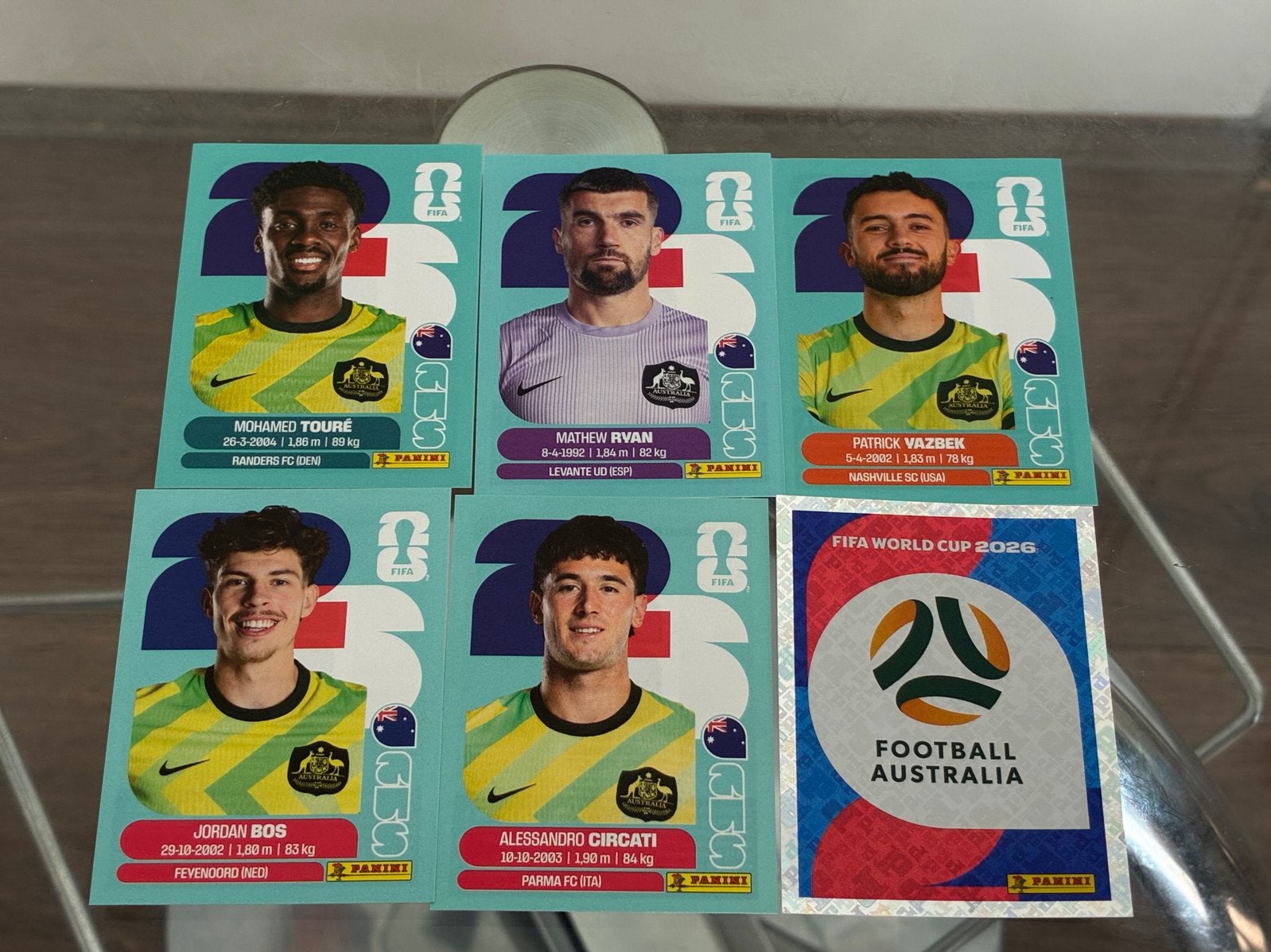 Panini FIFA World Cup 2026 Australië Voetbalplaatjes, Hobby en Vrije tijd, Ophalen of Verzenden, Zo goed als nieuw, Stickers en Plaatjes