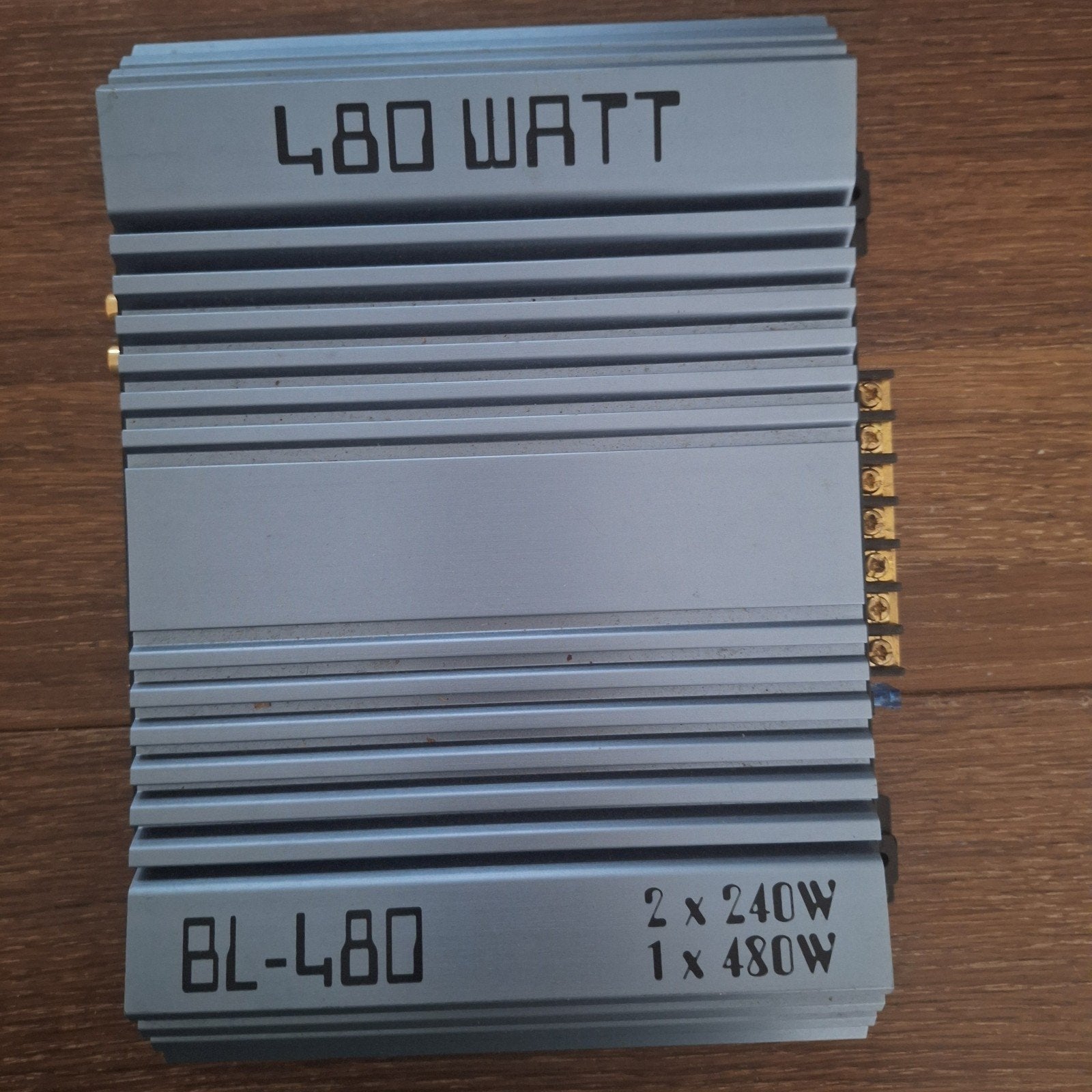 BL-L480 Versterker - 480 Watt, Overige merken, Ophalen of Verzenden, 120 watt of meer, Gebruikt
