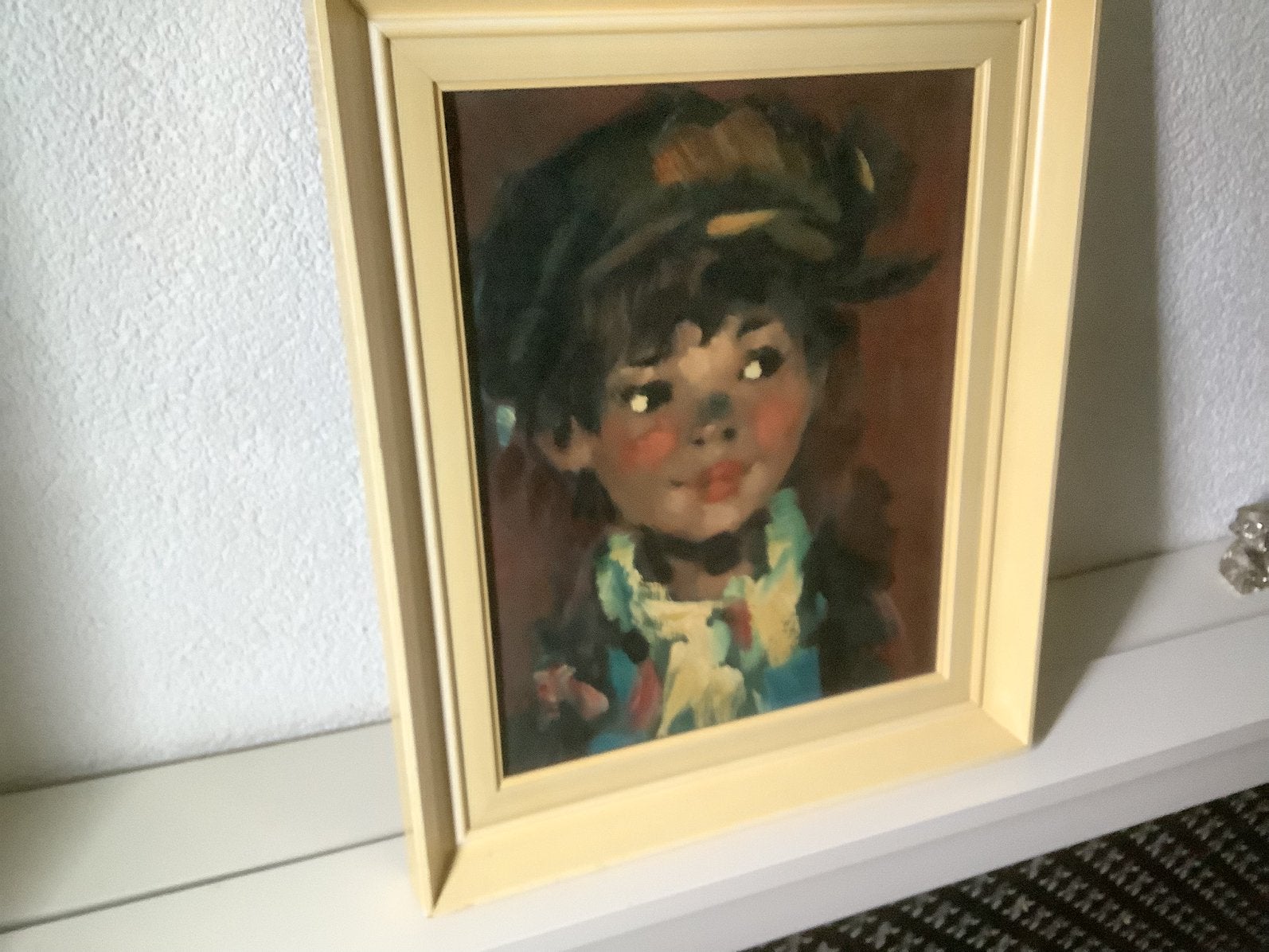 Prachtig ollverf schiderstukje  oud uit n erfenis, Ophalen, 50 – 75, Minder dan 50 cm, Gebruikt