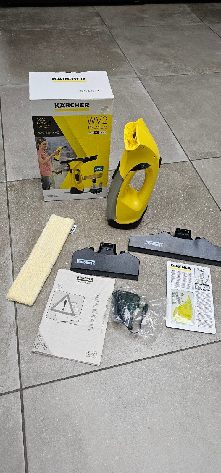 Kärcher WV2 Premium Window Vac - Raamreiniger, Witgoed en Apparatuur, Stofzuigers, Kärcher, Draadloos, Overige typen, Ophalen of Verzenden
