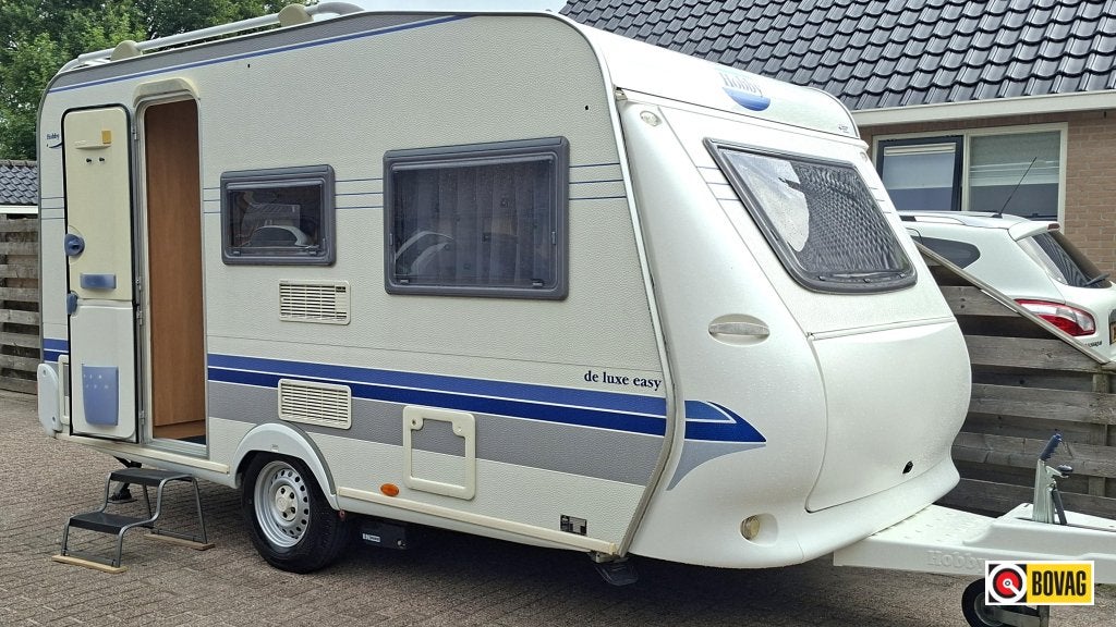 Hobby De luxe Easy 400 SB incl. mover en voortent !, Caravans en Kamperen, Hobby, Bedrijf, Treinzit, 750 - 1000 kg