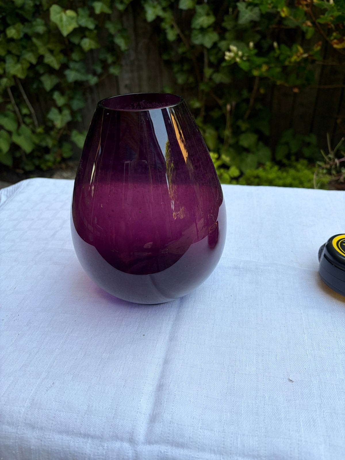 Vaas aubergine Doyen?, Ophalen of Verzenden, Zo goed als nieuw
