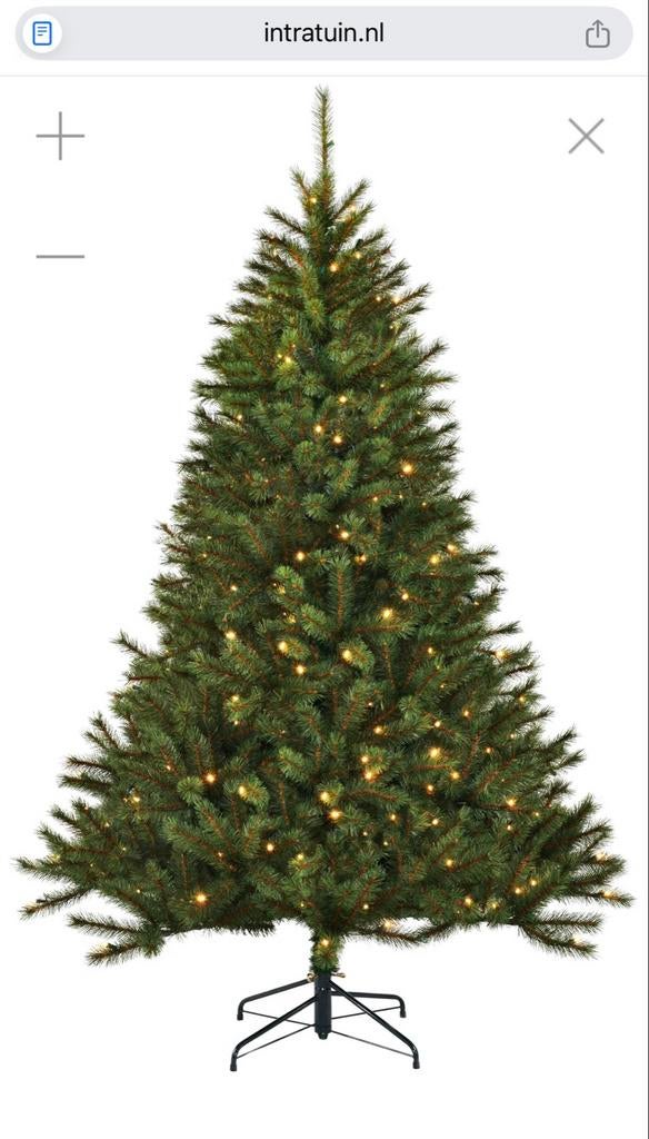 Kerstboom zgan | ingebouwde lampjes | 155cm, Ophalen, Zo goed als nieuw
