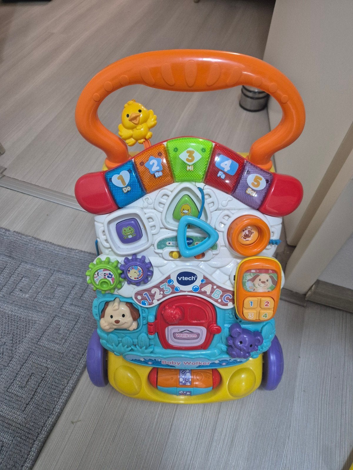 VTech Baby Walker Loopwagen met Geluid en Lic, Kinderen en Baby's, Speelgoed | Babyspeelgoed, Ophalen of Verzenden, Gebruikt, Overige typen