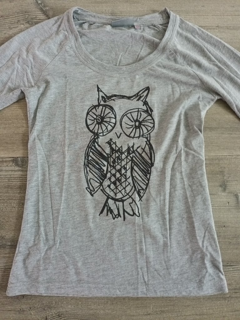 Grijze longsleeve shirt met lange mouwen maat M grijs WNDR, Kleding | Dames, Maat 38/40 (M), Ophalen of Verzenden, Lange mouw