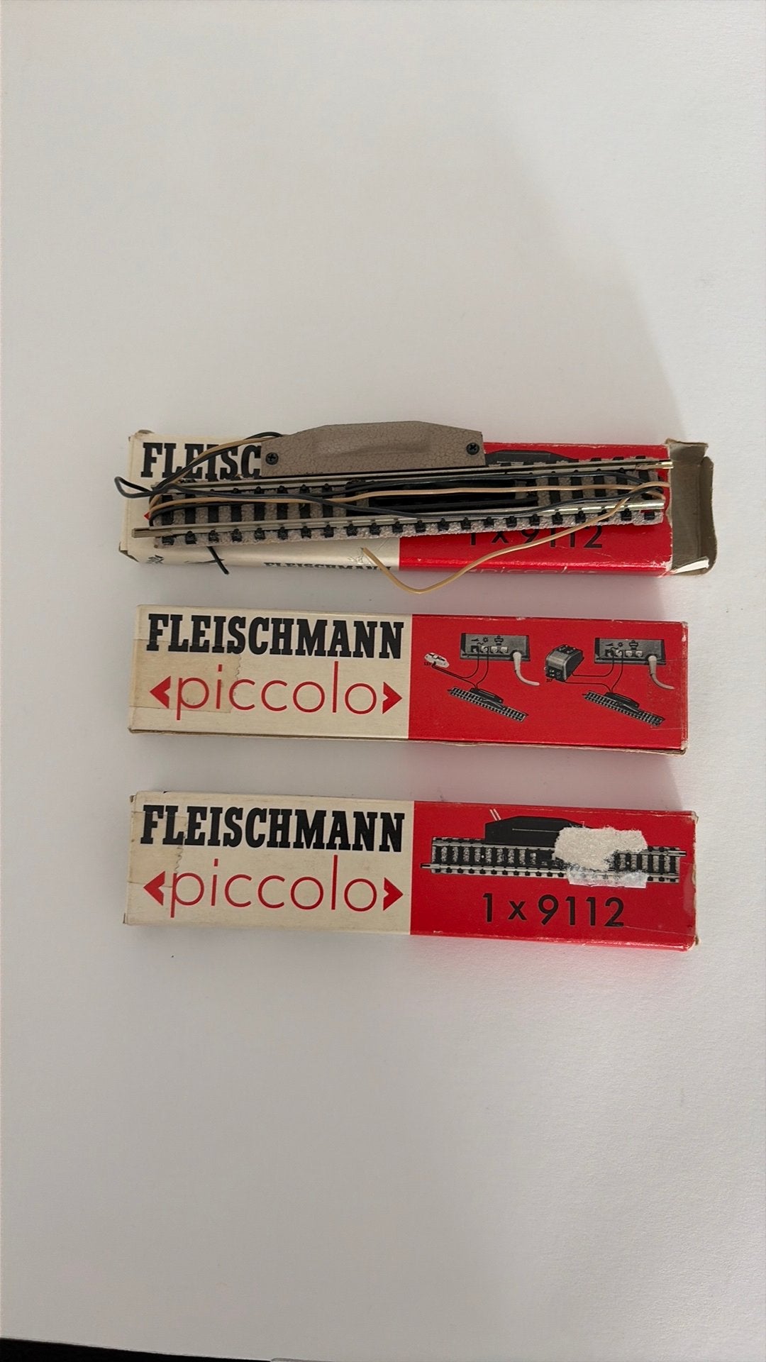 Fleischman Poccolo elektrische ontkoppelrail 111mm, Gelijkstroom, Fleischmann, Nieuw, Rails