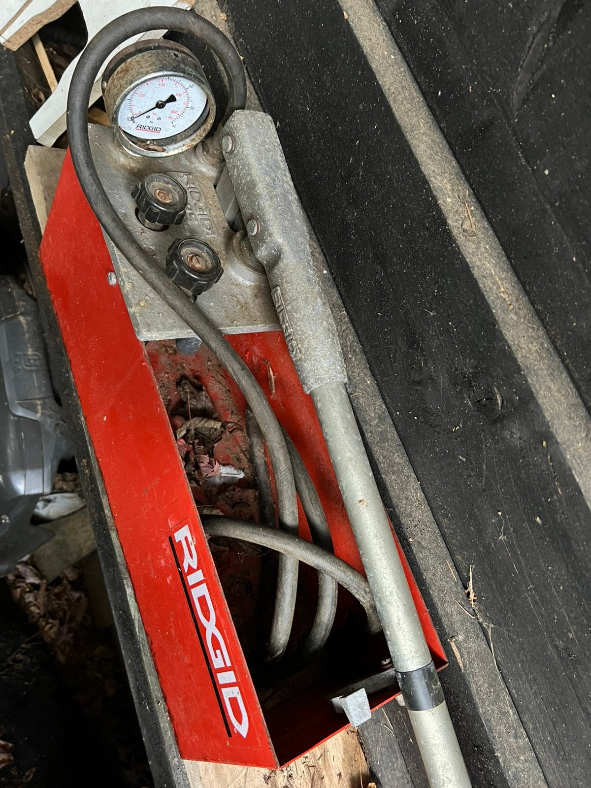 Ridgid 1425 drukpers 40-60 bar., Ophalen of Verzenden, Gebruikt