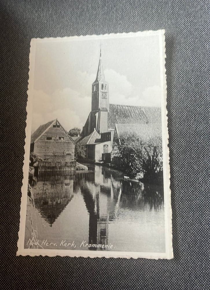Krommenie Ned Herv kerk, Ophalen of Verzenden, 1940 tot 1960, Ongelopen, Noord-Holland