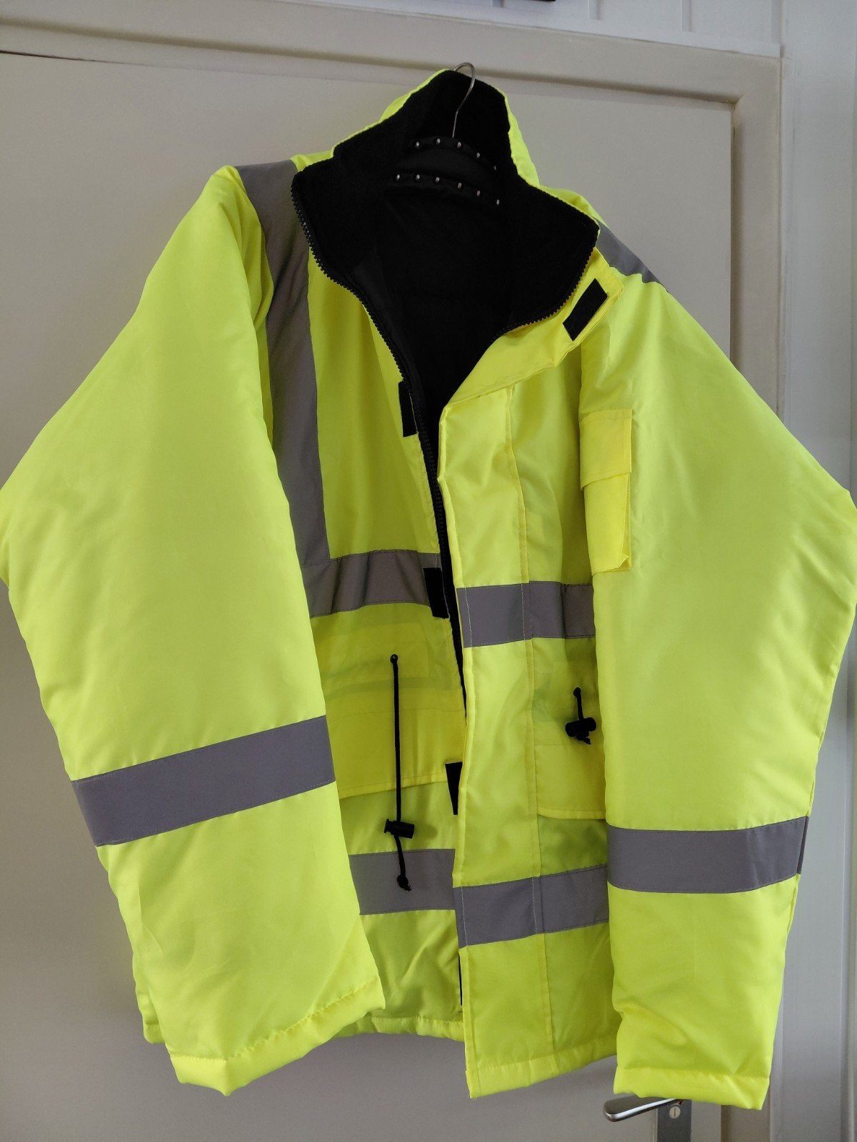 High-visibility werkjas - Geel met reflecterende strepen, Ophalen of Verzenden, Nieuw