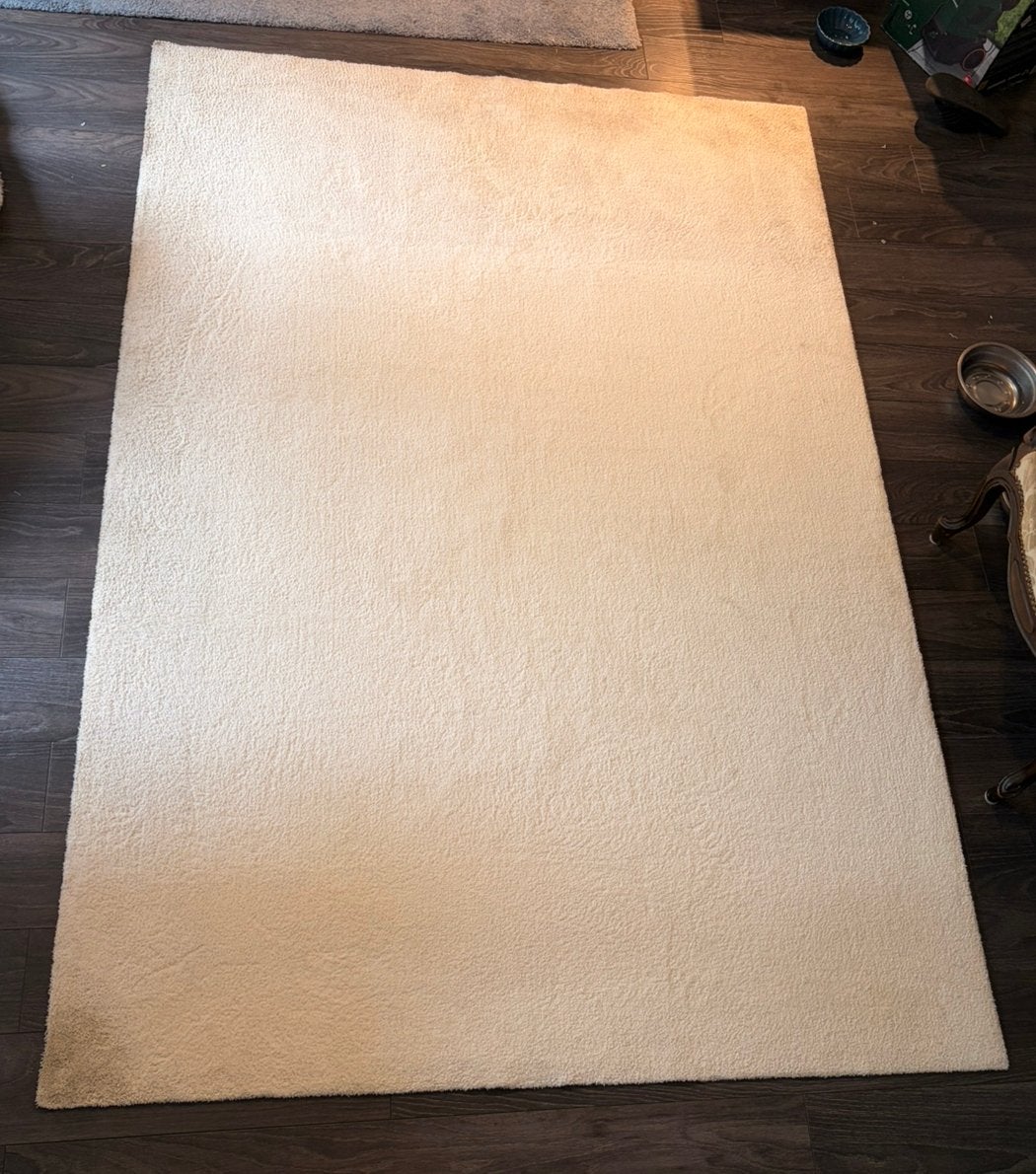 Rug - KNARDRUP 160x230 white, Ophalen, Zo goed als nieuw