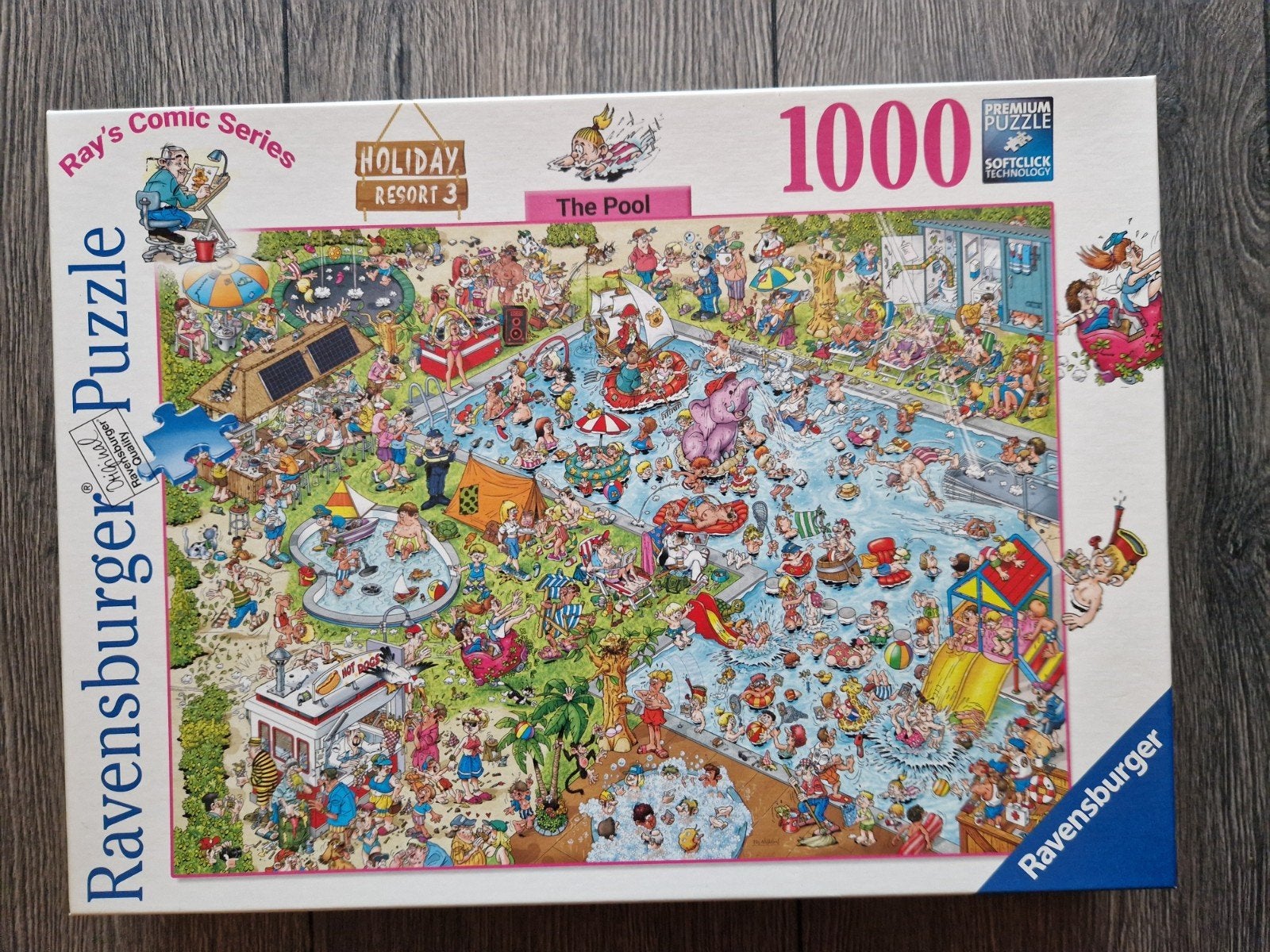 ravensburger, the Pool 1000 stukjes (13l, Ophalen, 500 t/m 1500 stukjes, Zo goed als nieuw