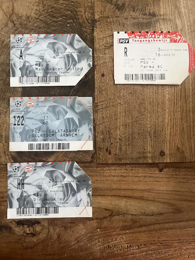 PSV tickets 2000-2001, Eén persoon