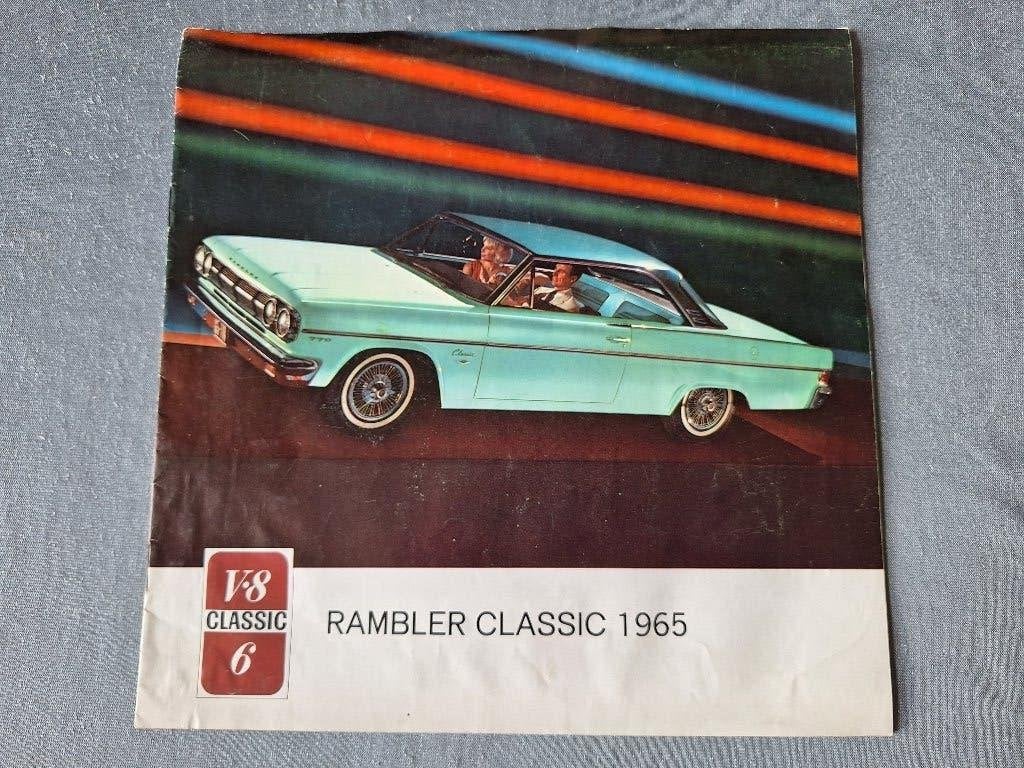 Brochure RAMBLER CLASSIC - 1965 NL, Verzenden, Gelezen, Overige merken