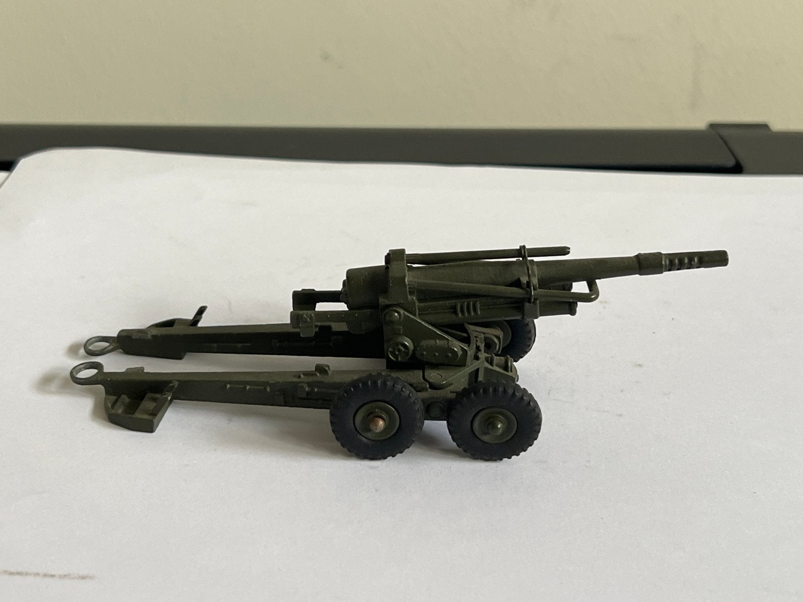 Dinky Toys Obusier 155mm Artillerie Kanon - Vintage Speelgoe, Ophalen of Verzenden, Gebruikt