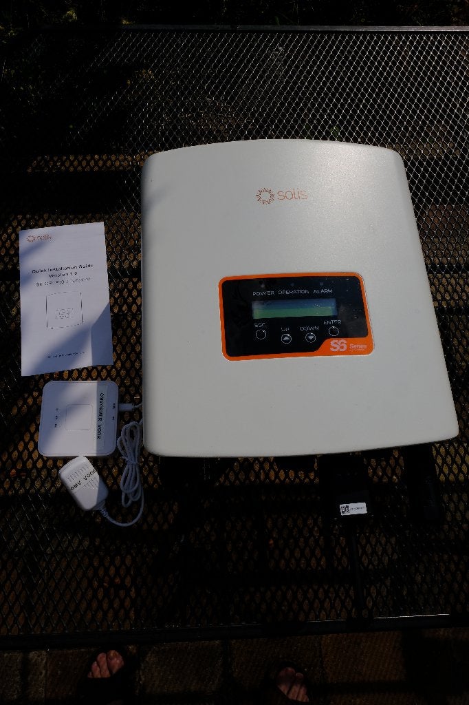 Omvormer Solis mini 1500-5G, Ophalen, Zo goed als nieuw, Overige typen, 200 wattpiek of meer