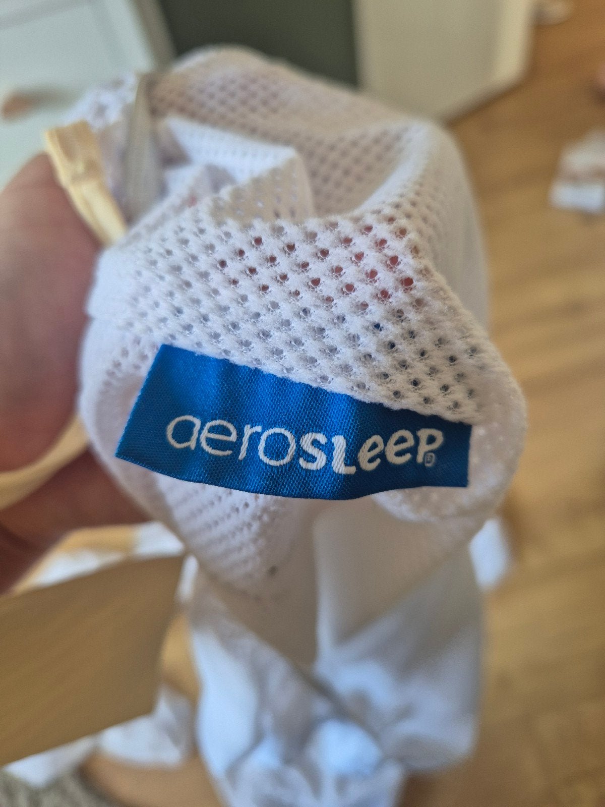 Aerosleep hoeslaken/matrasbeschermer, Ophalen of Verzenden, Gebruikt, Aerosleep, Jongetje of Meisje