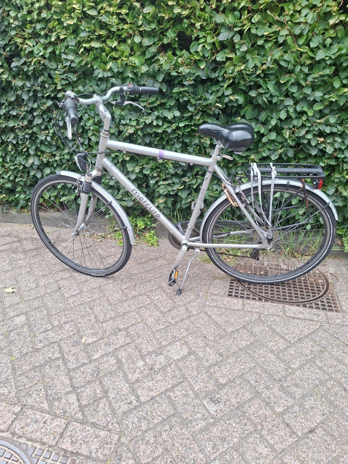 Sportieve stations/studenten-stadsfiets, voorvering -Mercure, Fietsen en Brommers, Gebruikt, Velgrem, Versnellingen, 53 tot 57 cm