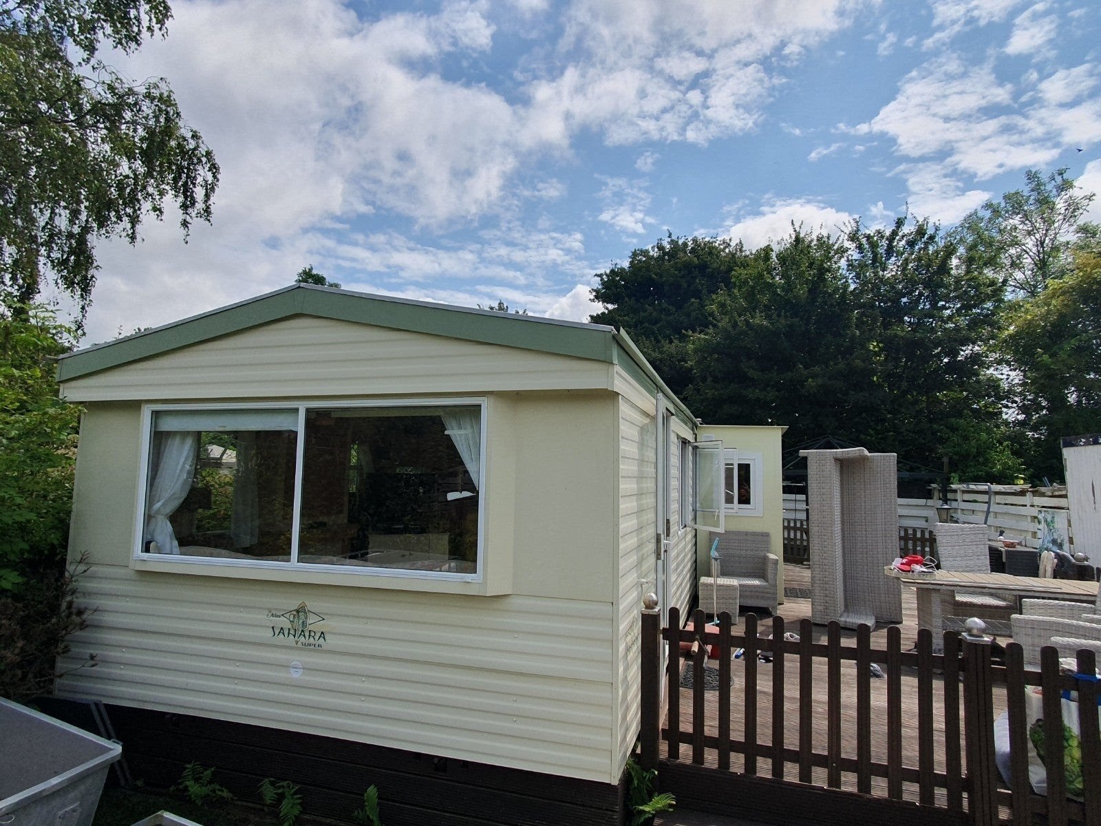 Sahara Atlas Super Chalet ruilen mogelijk!, Caravans en Kamperen, Stacaravans, Tot en met 4