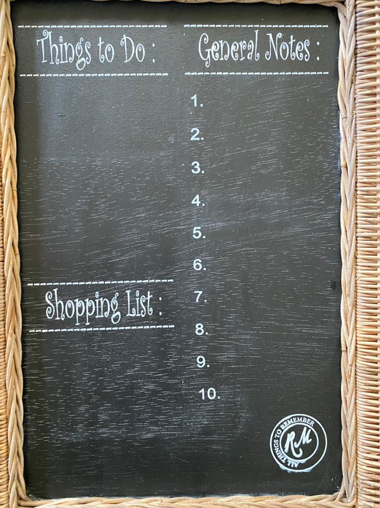 Rivièra Maison krijtbord “Things to do”, Ophalen of Verzenden, Gebruikt, Krijtbord
