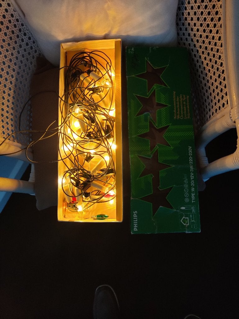 Philips Kersverlichting, Ophalen, Gebruikt