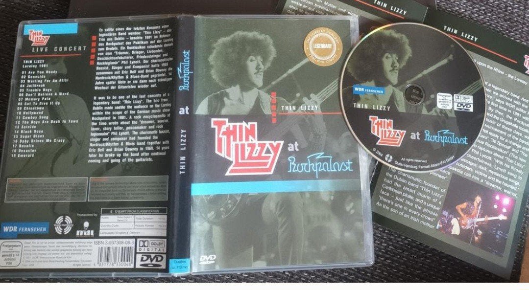 Thin Lizzy - At Rockpalast DVD/ VG+, Ophalen of Verzenden, Gebruikt