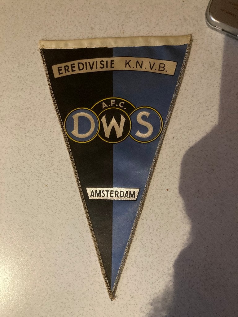voetbalvaantje DWS ca 1963, Verzenden, Nieuw, Overige binnenlandse clubs, Vaantje of Sjaal