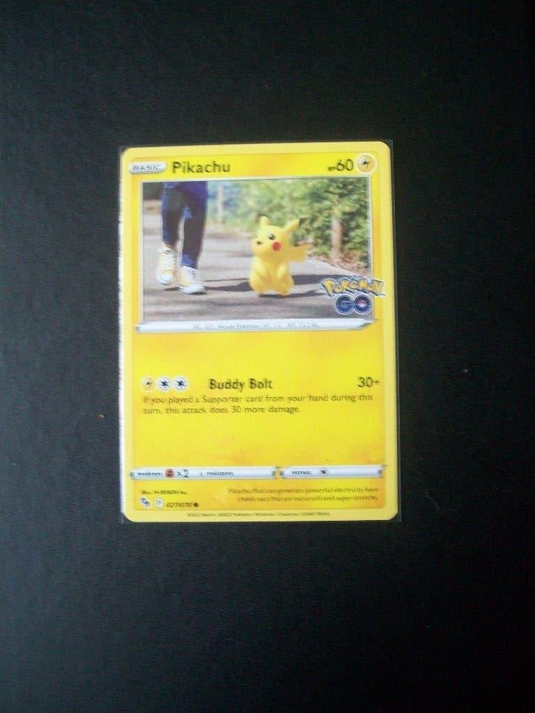 3846: nieuwe pokemonkaart PIKACHU HP 60 (027/078), Hobby en Vrije tijd, Verzamelkaartspellen | Pokémon, Nieuw, Losse kaart, Verzenden