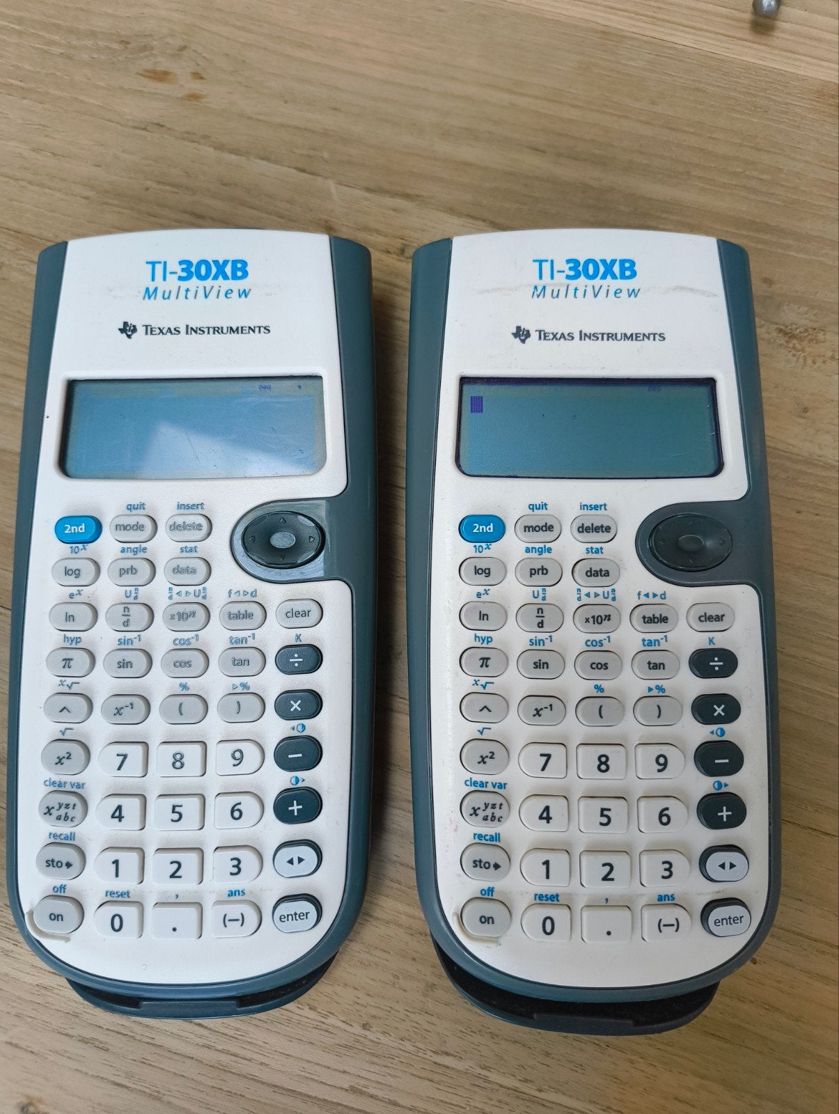 rekenmachine TI-30XB, Ophalen, Grafische rekenmachine, Gebruikt