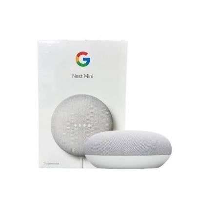 Google Nest Mini 2e generatie - SPLINTERNIEUW!, Slimme speaker, Google, Nieuw, Ophalen of Verzenden