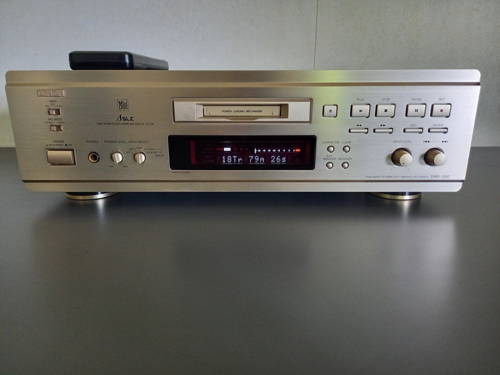 DENON DMD-1000 HIGH-END MD-PLAYER BURR-BROWN DACS INCL A.B., Ophalen of Verzenden, Minidisc-speler