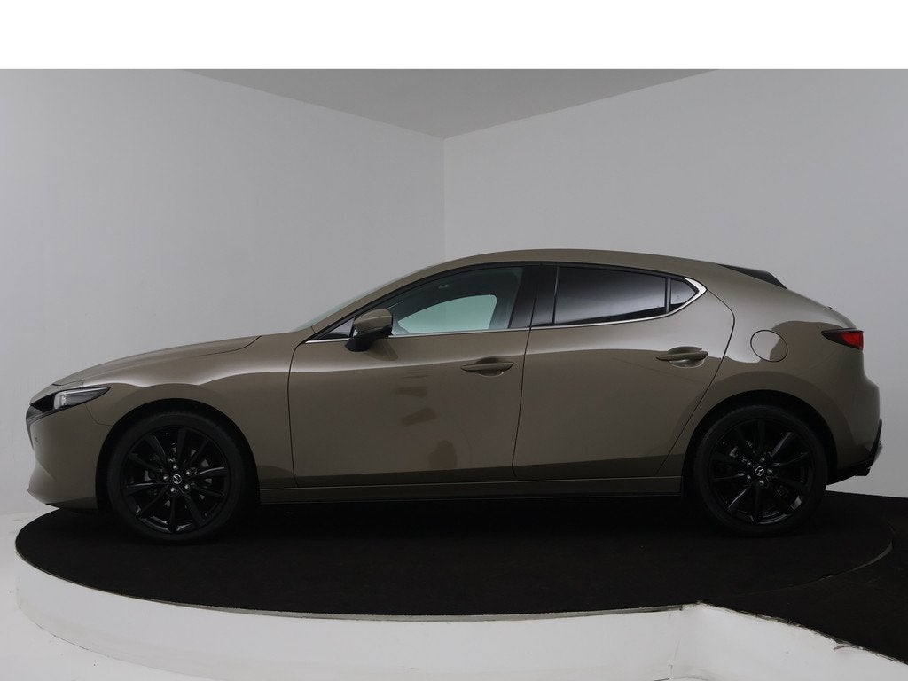 Mazda 3 2.0 e-SkyActiv-X M Hybrid 186 Takumi automaat | BOSE, Auto's, Mazda, Gebruikt, Bedrijf, Automatische klimaatregeling, 1392 kg